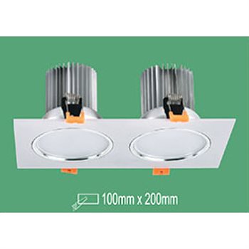 Đèn âm trần Sano LA 5324 Led 9W*2 W120*L230*H60 LA 5324