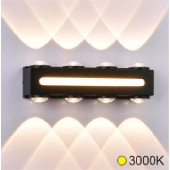Đèn gắn tường Hufa AK-222 L190*W42*H60 LED 8+4W AK-222