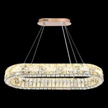 Đèn thả pha lê Andora TPL-8003/L800 L800*W350*H110+900 40W Led 3CĐ TPL-8003/L800