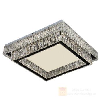 Đèn mâm pha lê Slister 600*600mm - LED 160W - 3 CĐ F2001/600F