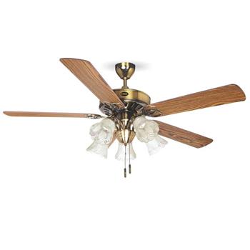 Quạt trần 5 cánh gỗ có đèn Sinwa F622 AB F622 AB