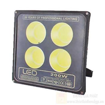 Đèn pha led 200W - L290*W70*H310, ánh sáng trắng, vàng FA 13