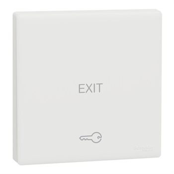 Door exit switch, Vivace E, 10A, 250V, 1 gang, white KBN31DEP_WE