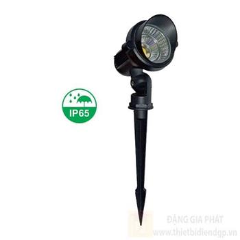Đèn ghim cỏ LED COB 7W Ø100*W145*H330, Ánh sáng vàng GC 118