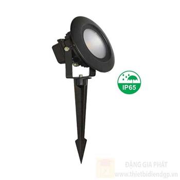 Đèn ghim cỏ LED COB 15W Ø145*W85*H340, Ánh sáng vàng GC 785