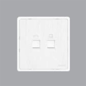 Ổ cắm điện thoại đôi MPE S7TEL/2-W S7TEL/2-W