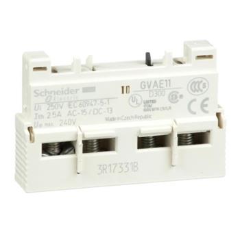 TeSys GV2 & GV3 - auxiliary contact - 1 NO + 1 NC GVAE11