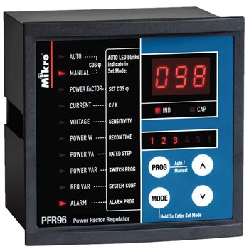 Bộ điều khiển tụ bù Mikro 6 cấp PFR96-230A(RX)/PFR96P-415A(RX) PFR96-230A(RX)/PFR96P-415A(RX)