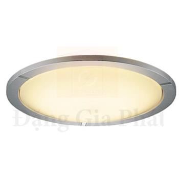 Đèn trần Led cỡ trung, khung viền vân bạc 19W, ánh sáng vàng HH-LA152619