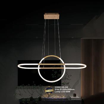 Đèn treo trang trí Slister D1200*500mm - LED 69W - 3 CĐ HS-D8