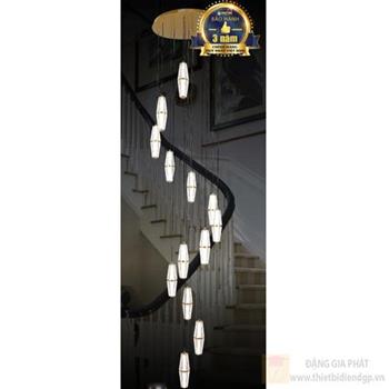 Đèn treo trang trí Slister 500*500*3000mm Led 156W HS-YY12