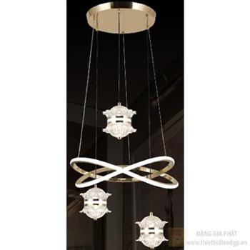 Đèn treo trang trí Slister 400*400*H1200mm Led 80W HS-YY27