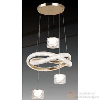 Đèn treo trang trí Slister 400*400*H1200mm Led 80W HS-YY36