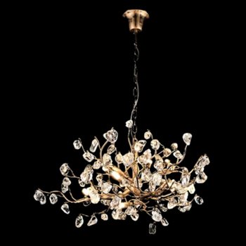 Đèn treo pha lê 355 decor bóng G9*10 - Ø800 TPL2003T800