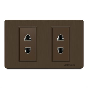 Bộ ổ cắm đôi 2 chấu Grimma G8C2SK2 Size S G8C2SK2
