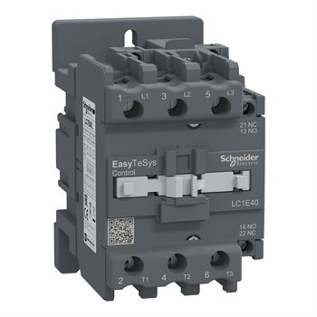 Contactor Tesys E 3P 1NO+1NC LC1E40M7