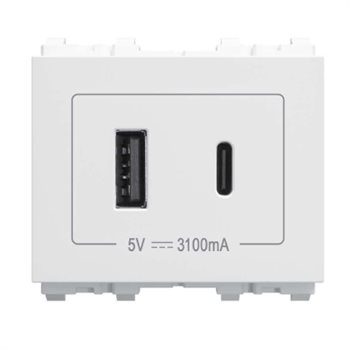Ổ cắm USB type A+A 15W size 2M 4TYH506243P0100