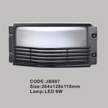Đèn tường ngoài trời Slister 264*128*118mm LED 6W JB807