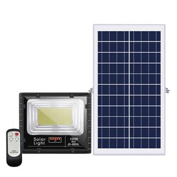 Đèn pha năng lượng mặt trời JinDian 100W JD-8800L