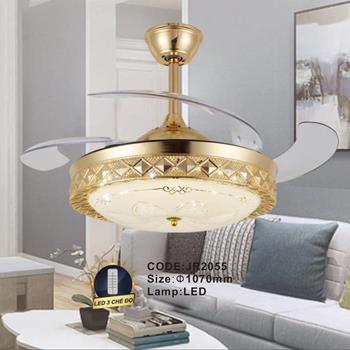 Quạt trần đèn cánh xếp Slister JR2055 Ø1070mm JR2055