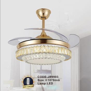 Quạt trần đèn cánh xếp Slister JR9903 Ø1070mm JR9903