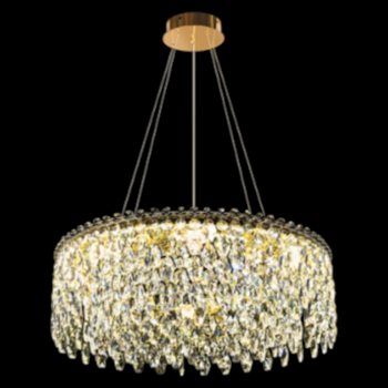 Đèn thả pha lê Andora TPL-2216/600 Ø600*H200+1000 E14*6 TPL-2216/600