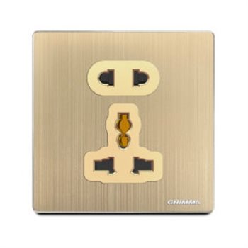 Bộ ổ cắm 2 chấu và 3 chấu đa năng GRIMMA G52GSK23 G52GSK23