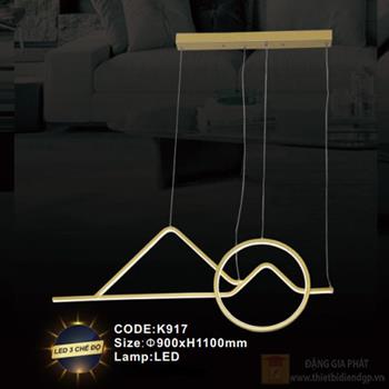Đèn treo trang trí Slister Ø900*H1100mm - LED K917