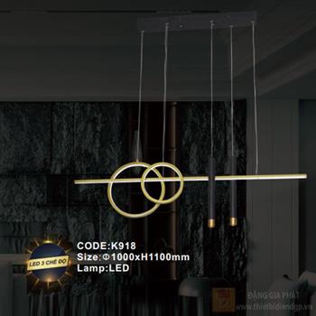 Đèn treo trang trí Slister Ø1000*H1100mm - LED K918
