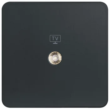 Ổ cắm TV đồng trục MÀU ĐEN WGDT1TVKB
