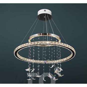 Đèn thả pha lê Euroto T-112 Ø750*H1500 T-112