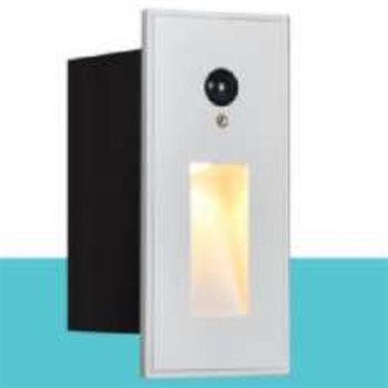 Đèn âm cầu thang cảm biến chuyển động HUFA L90*W40*H50-3W, khoét lỗ L75*35 - 3000K ACT