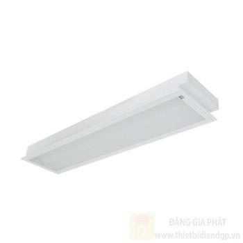 Máng đèn tán quang âm trần chụp Mica 2 x 18W LLA218
