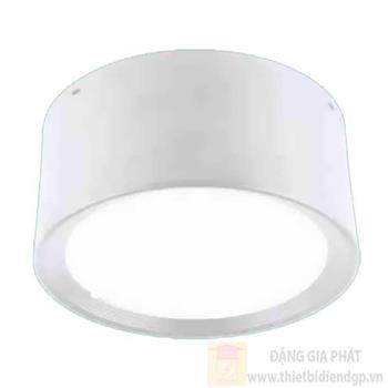 Đèn Panel trụ ốp nổi led SMD 12W, Ø120*H80, vỏ trắng LN 6564