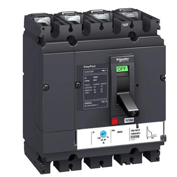 CVS100B 4P type B,lcu=25KA/415V LV510310