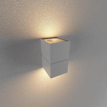 Đèn Led gắn tường ngoài trời vỏ trắng 150B 2x12W 3000K LWA0150B-WH