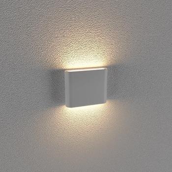 Đèn Led gắn tường ngoài trời vỏ trắng 8W 3000K LWA8011-S-WH