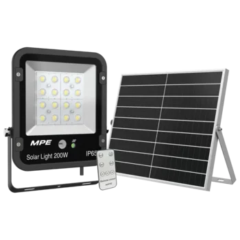 Đèn Led Pha năng lượng mặt trời MPE Seri SFLD2 200W SFLD2-200