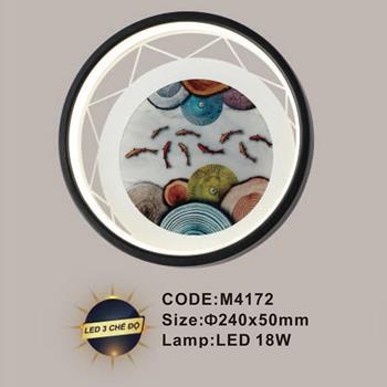 Đèn tường trong nhà Slister Ø240*50mm LED 18W M4172