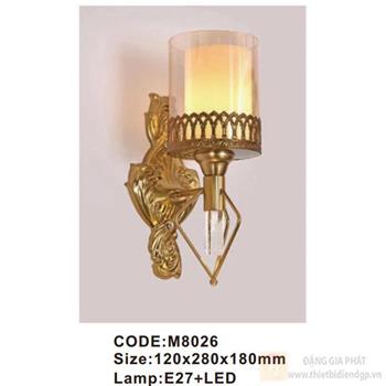 Đèn tường trong nhà Slister 120*280*180mm - E27+LED M8026