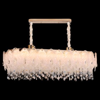 Đèn chùm pha lê Andora L950*W350*H340+500 - LED 3 CĐ - Pha Lê K9 TPL-6388/L950