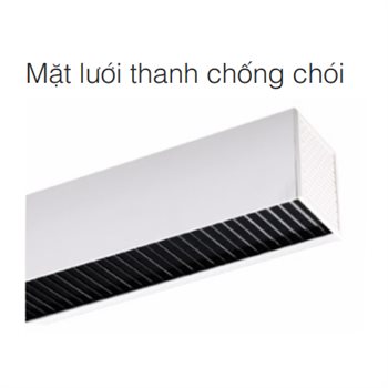 Đèn Led Thanh Vinaled V4LNP mặt lưới thanh chống chói V4LNP