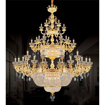 Đèn chùm đồng HUFA CĐ 1296/60 Ø1850*H2380+500 CĐ 1296/60