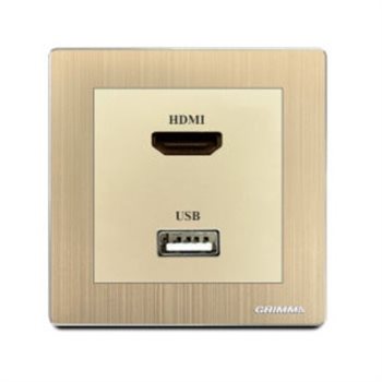 Bộ ổ cắm HDMI và USB GRIMMA G52GHDMI G52GHDMI