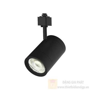 Đèn Chiếu điểm thanh ray màu đen 14W-220V, Ø85 x H134mm, 1200lm NTRxxxB