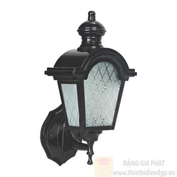 Đèn vách ngoài trời vuông Ø250*H370, E27*1 Lamp, Vỏ màu đen NVT 339B-Ø170