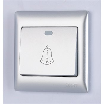 Bộ nút nhấn chuông CHINT NEW7-G30208A Silver 10A 250V NEW7-G30208A