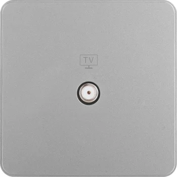 Ổ cắm TV đồng trục màu xám WGDT1TVIG