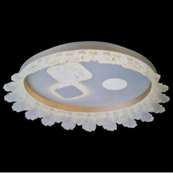 Đèn mâm Led tròn euroto nhôm + Acrylic Ø550*H150 - LED 158W - 3 chế độ màu ML-103