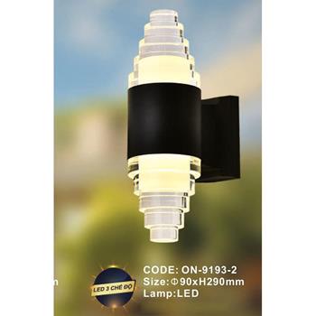 Đèn tường trong nhà Slister Ø90*H290mm - LED 3 CĐ ON-9193-2